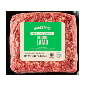 Marketside Ground Lamb, 80/20, 1 lb