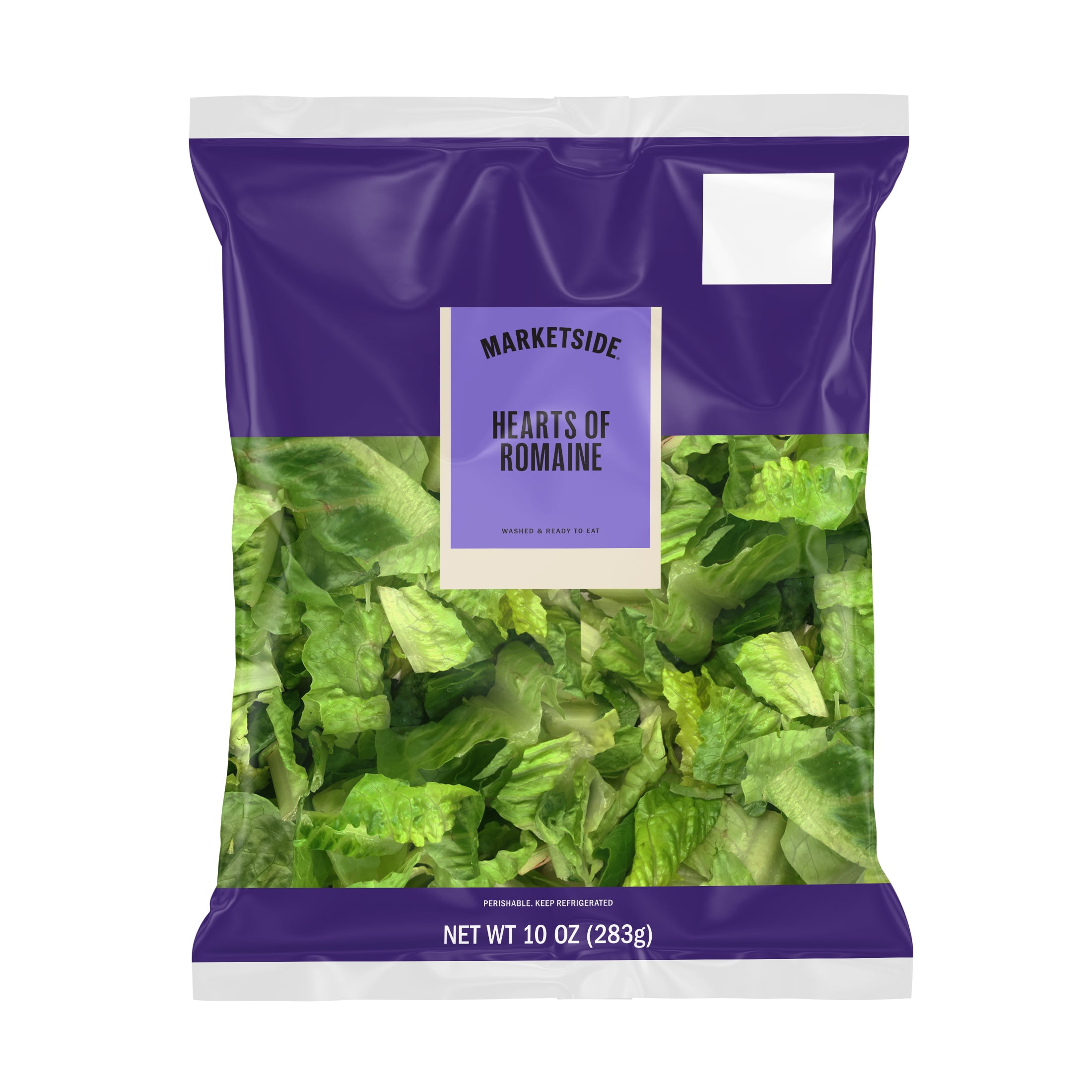 Marketside Hearts of Romaine Salad, 10 oz Bag, Fresh