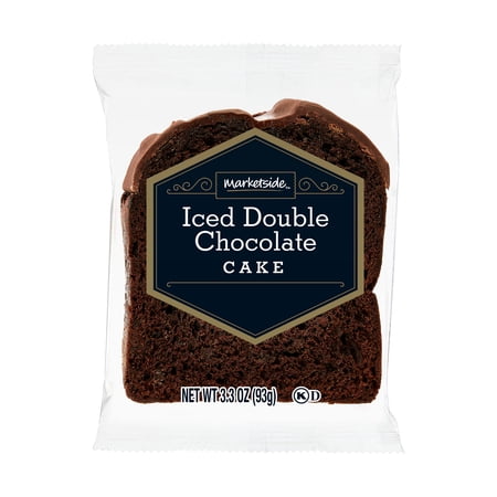 Marketside Individually Wrapped Iced Regular Double Chocolate Cake, 3.3 oz, 1 Count