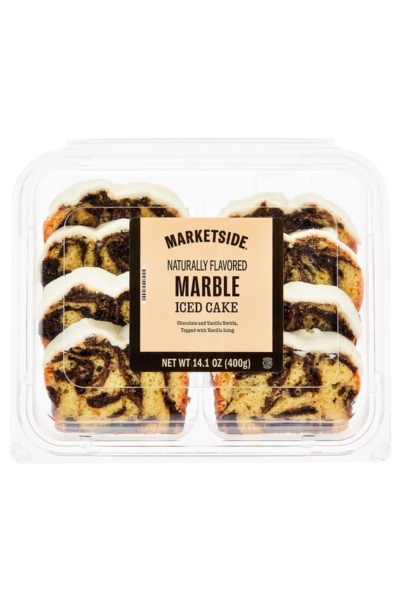 Iced Marble Sliced Loaf Cake, 14.1 oz, 8 Count