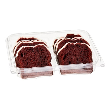 Marketside Iced Red Velvet Cake Sliced Loaf, 14.1 oz, 8 Count (Shelf Stable)