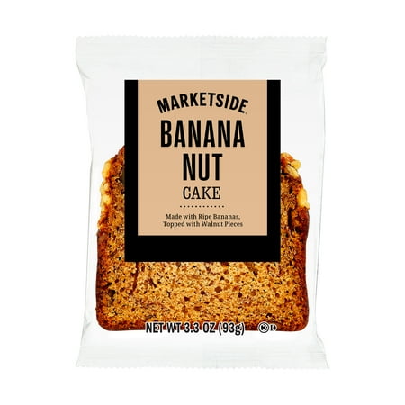 Marketside Individually Wrapped Banana Nut Cake Slice, 3.3 oz, 1 Count