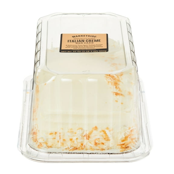 Marketside Italian Creme Bar Cake, 35 oz (Refrigerated)