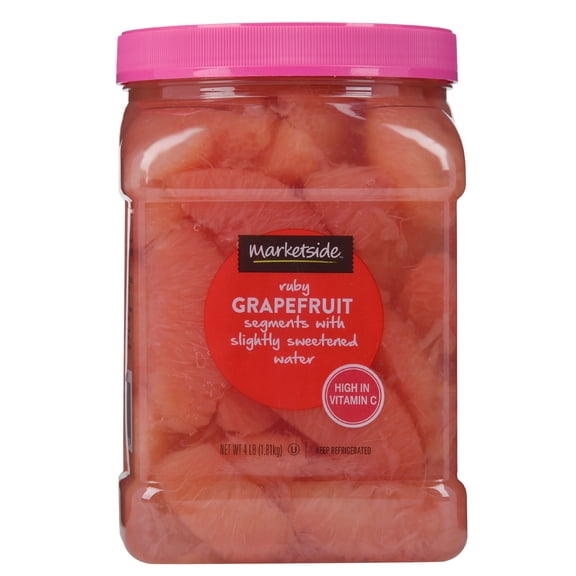 Marketside Kosher Ruby Grapefruit Bites Segments, 64 oz Jar