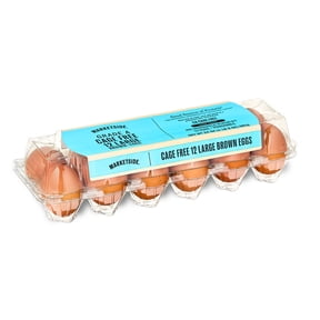 Marketside Large Cage-Free Brown Eggs, 12 Count