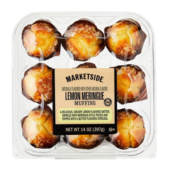Marketside Lemon Meringue Muffins, 14 oz, 12 Count