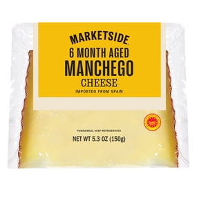 Marketside Aged Manchego Cheese Wedge, 6-Month, 5.3 oz