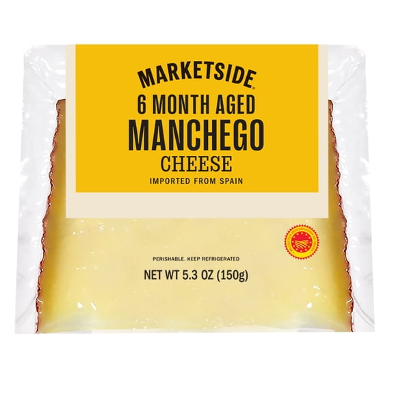 Marketside Aged Manchego Cheese Wedge, 6-Month, 5.3 oz