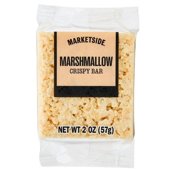 Marketside Marshmallow Crispy Bar, 2 oz, Regular, Instant, Flexible Film Bag