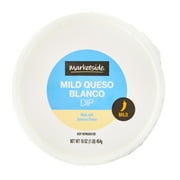 Marketside Mild Queso Blanco Cheese Dip, 16 oz, Refrigerated Dip