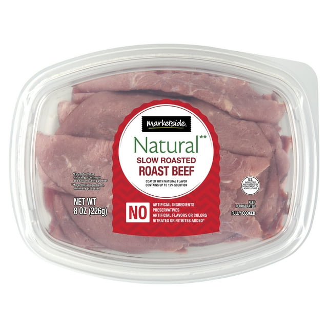 Marketside Natural Sliced Roast Beef, 8 oz