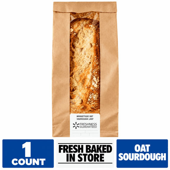 Marketside Fresh Baked Oat Sourdough Loaf