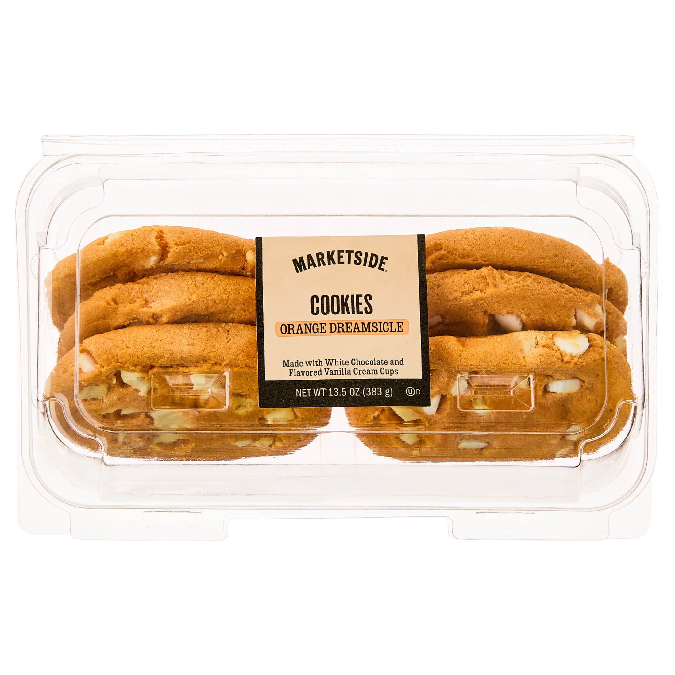 Marketside Orange Dreamsicle Cookies, 13.5 oz, 6 Count