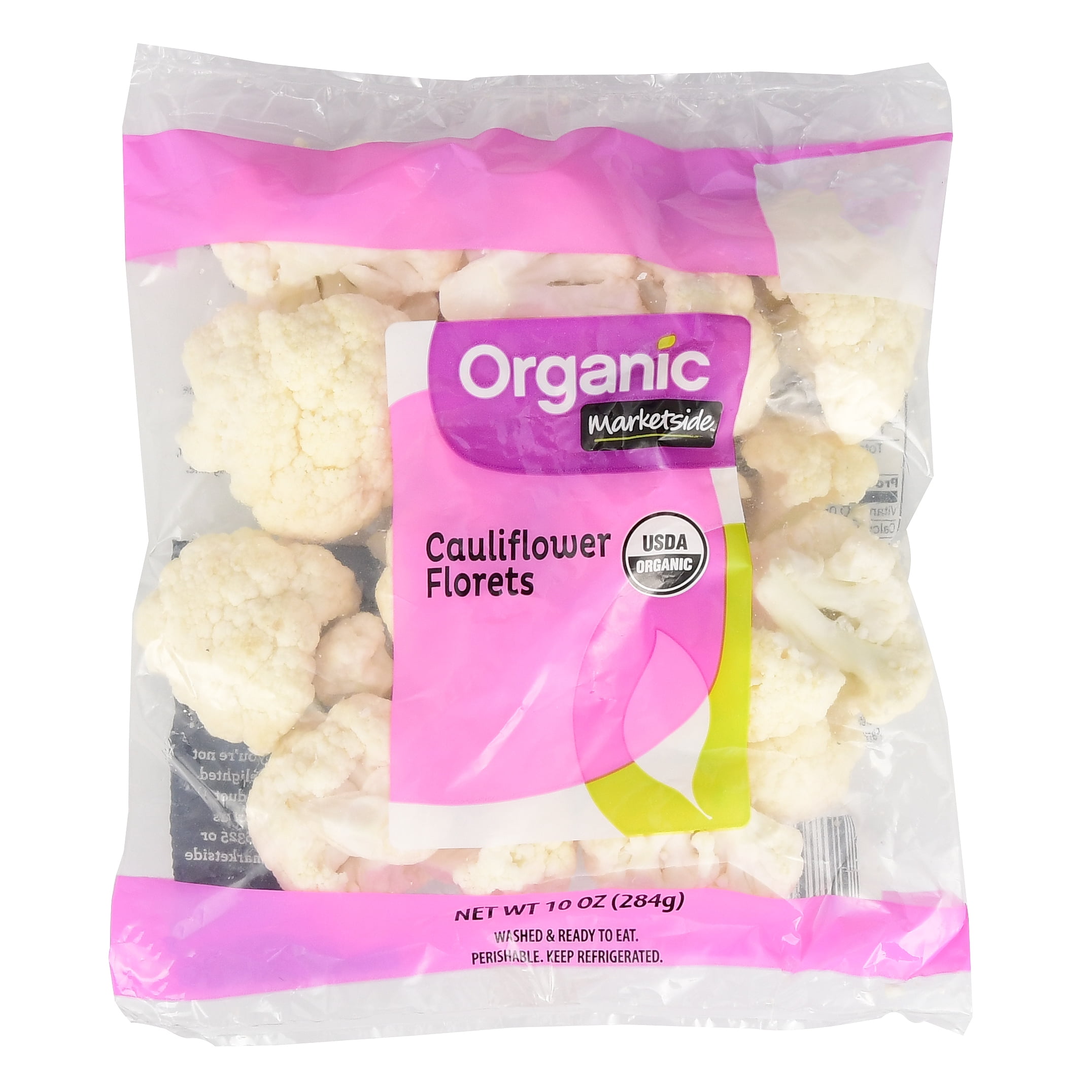 Marketside Organic Cauliflower Florets, 10 oz