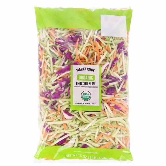 Marketside Organic Fresh Broccoli Slaw, 16 oz