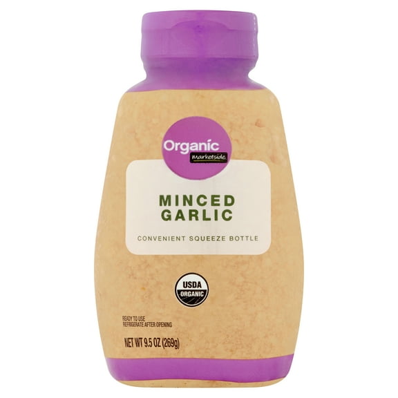 Marketside Organic Minced Garlic, 9.5 oz