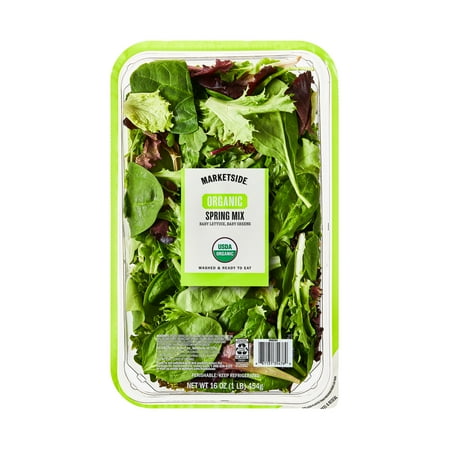 Marketside Organic Spring Mix Salad Blend, 16 oz Clam Shell (Fresh)