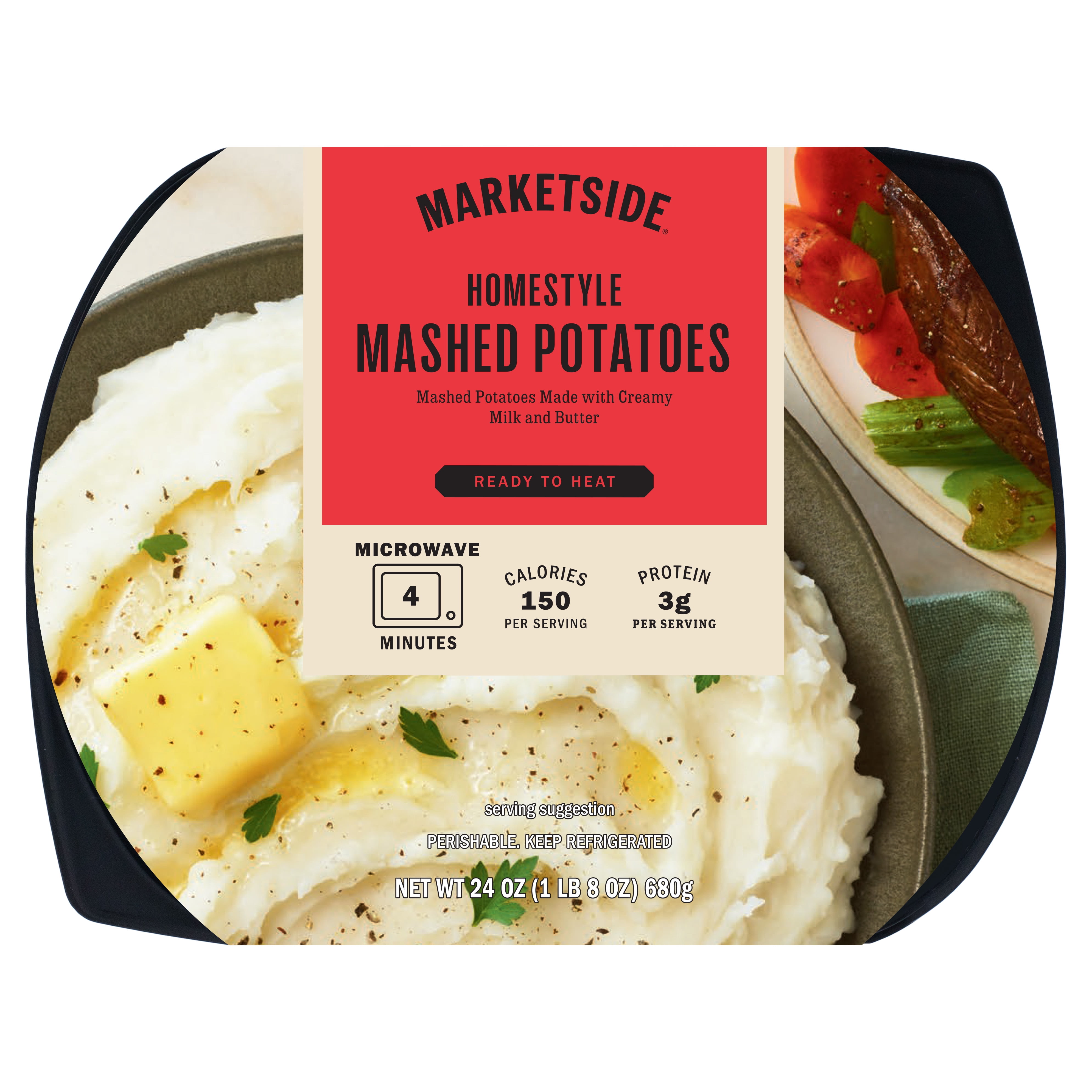 Packaged mashed potatoes hotsell