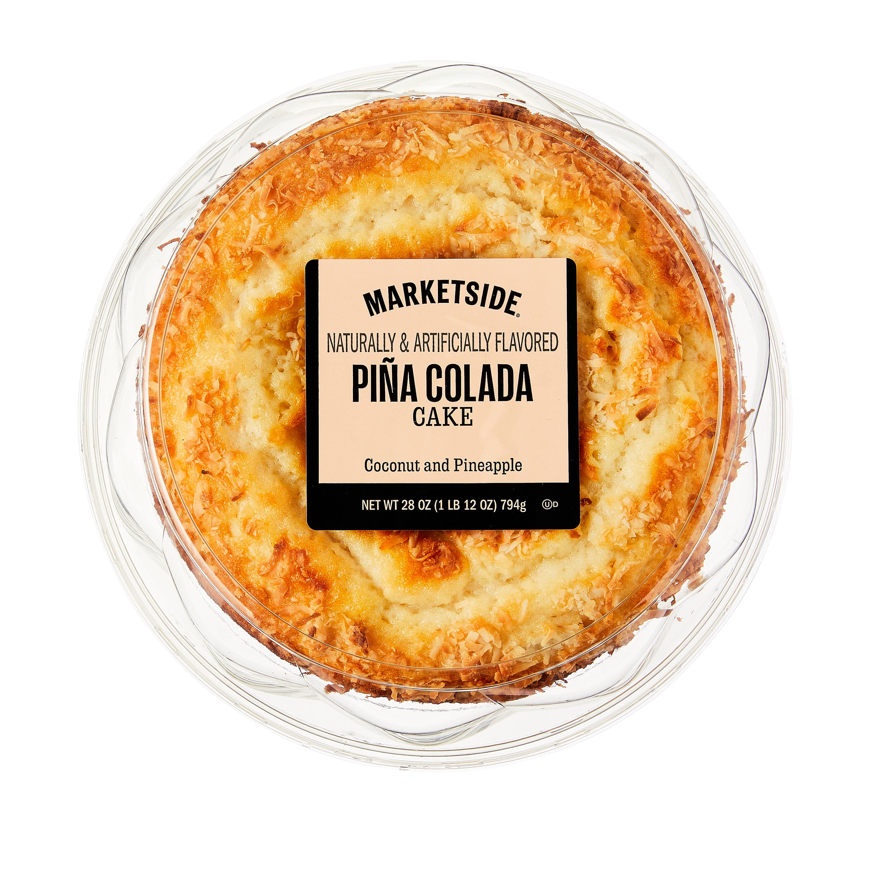 Marketside Pina Colada Crème Cake Ready to Serve, 28 oz (Shelf Stable)