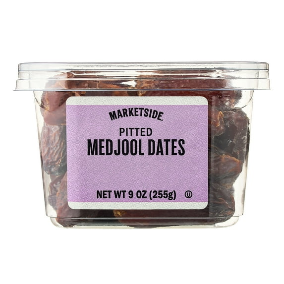 Marketside Pitted Medjool Dates Clear Tub, 9 oz (255g)