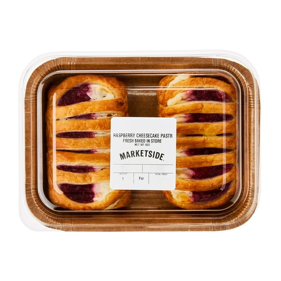 Marketside Fresh Baked Raspberry Cheesecake Pastries 6 oz, 2 Count