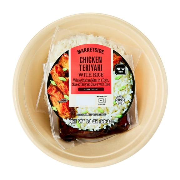Marketside Ready to Heat Chicken Teriyaki Meal, 10 oz (Refrigerated)