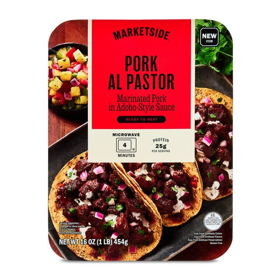 Marketside Ready to Heat Pork Al Pastor, Refrigerated, 16 oz