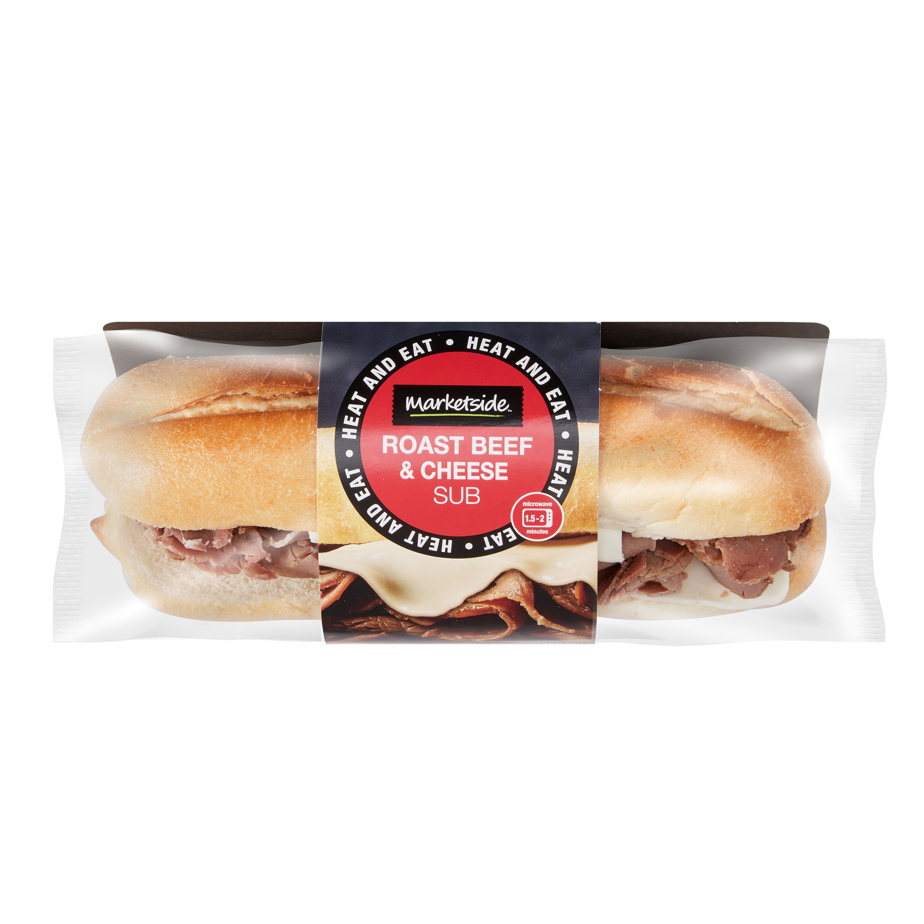 Marketside Roast Beef & Cheese Sub Sandwich, 8 oz, 1 Count