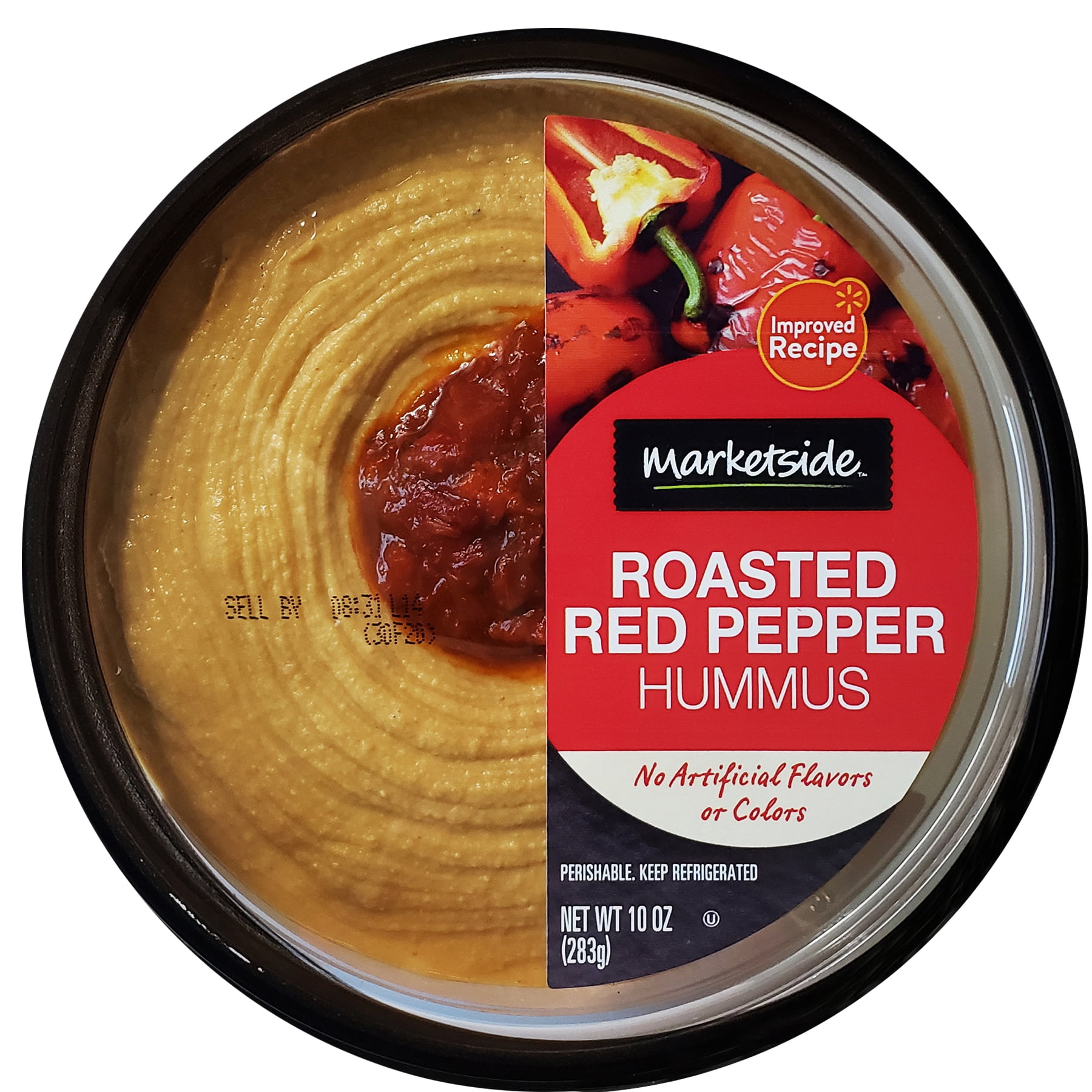 Marketside Roasted Red Pepper Hummus, 10 oz