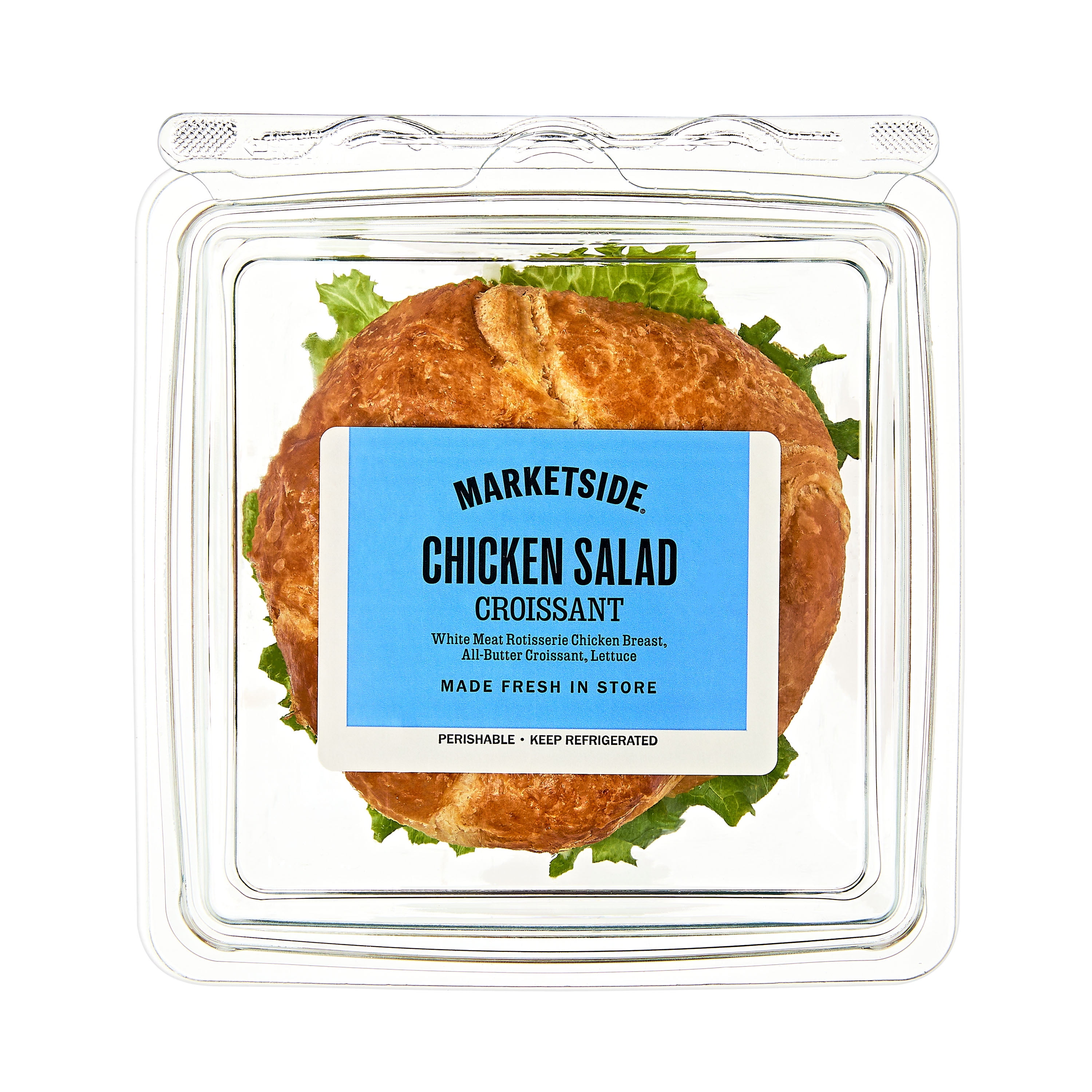 Marketside Rotisserie Chicken Salad Croissant Sandwich, 1 ct