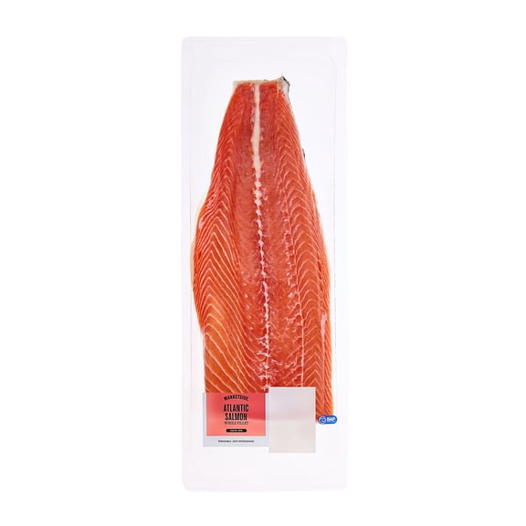 Marketside Skin-On Atlantic Salmon Fillet, 2.0 - 3.0 lb