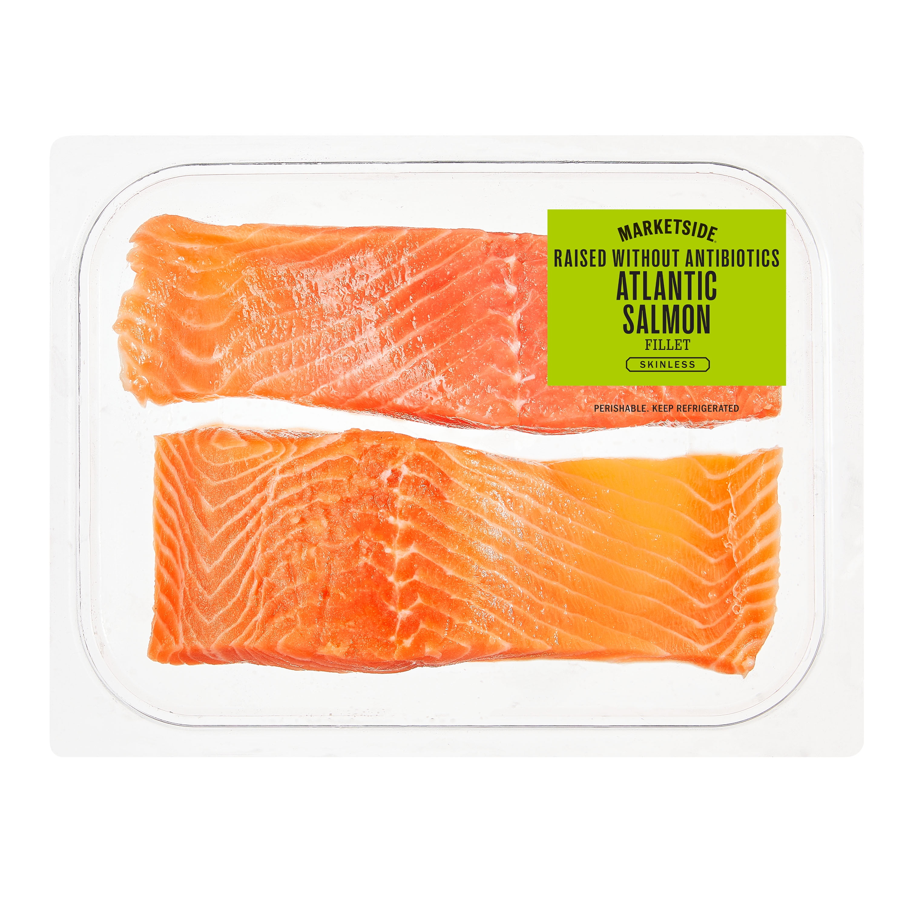 Marketside Skinless Atlantic Salmon Fillet, 0.95-1.2 lb