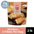 thumbnail image 1 of Marketside Skinless Atlantic Salmon Portions, 2 lb Bag (Frozen Fish), 1 of 9