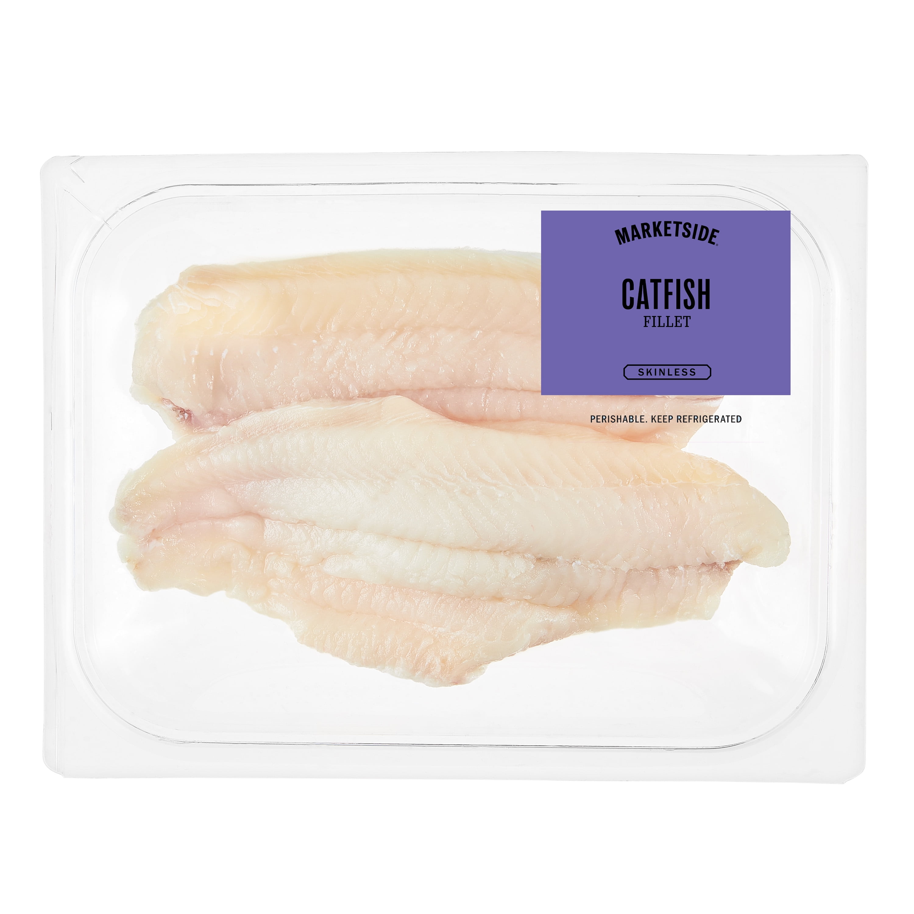 Marketside Skinless Catfish Fillet, Fresh Never Frozen, 0.8-1.1 lb