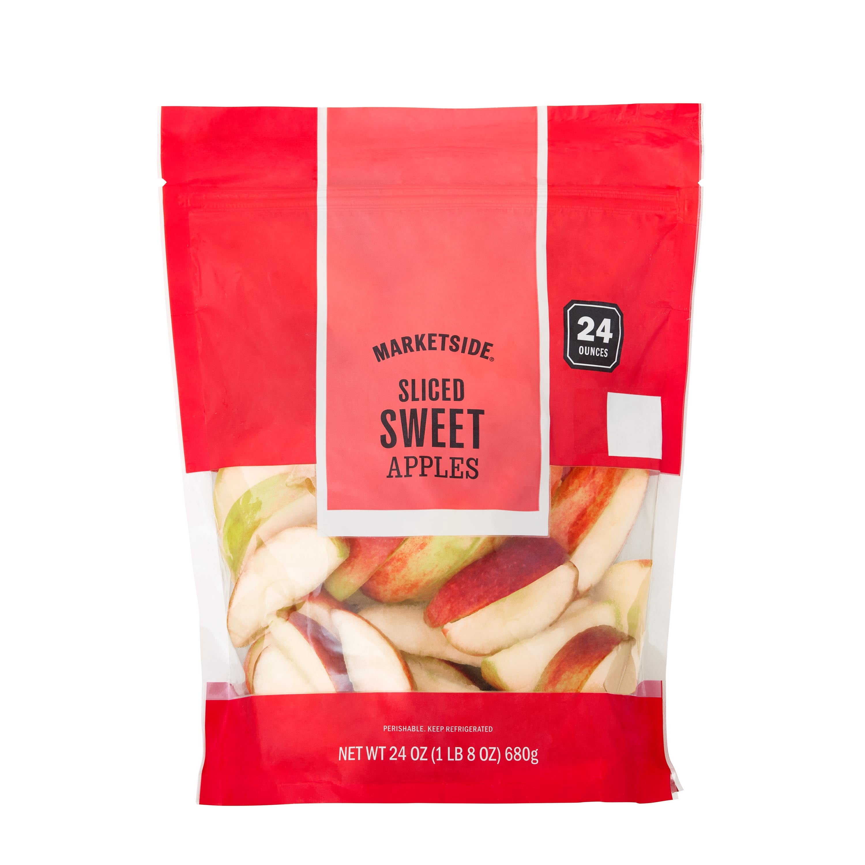Marketside Sliced Sweet Apples, 24 oz, Pre-Cut (Fresh)