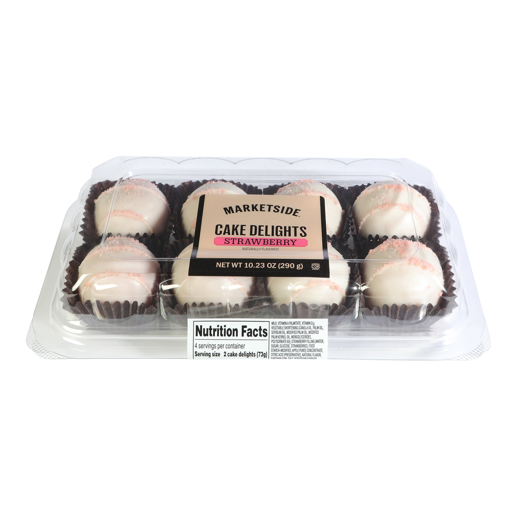 Marketside Strawberry Cake Delights, 10.23 oz, 8 Count