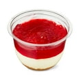 Marketside Strawberry French Style Cheesecake Cup, 5.5 Ounces, Refrigerated, Cup, Creamy