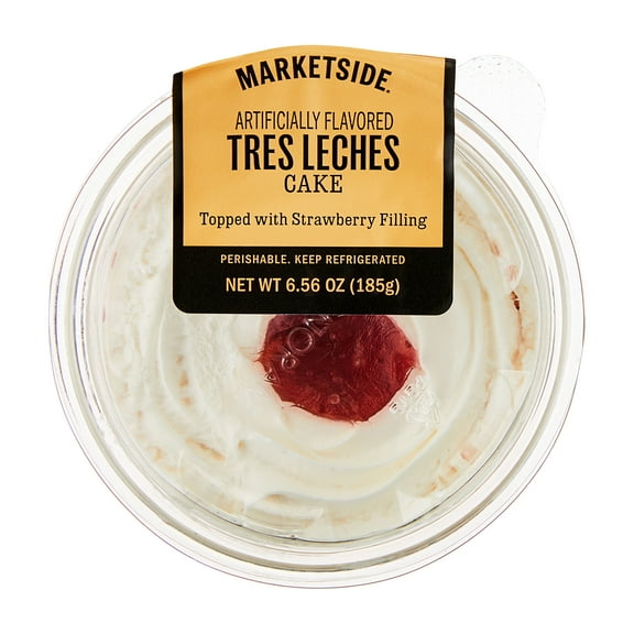 Marketside Strawberry Tres Leches Cake Parfait Dessert Cup, 6.56 oz (Refrigerated Desserts)