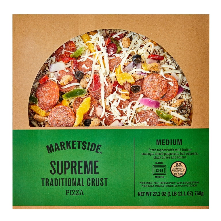 アマレッティさま専用 Marketside Supreme Pizza, Traditional Crust, Medium, 12 inch