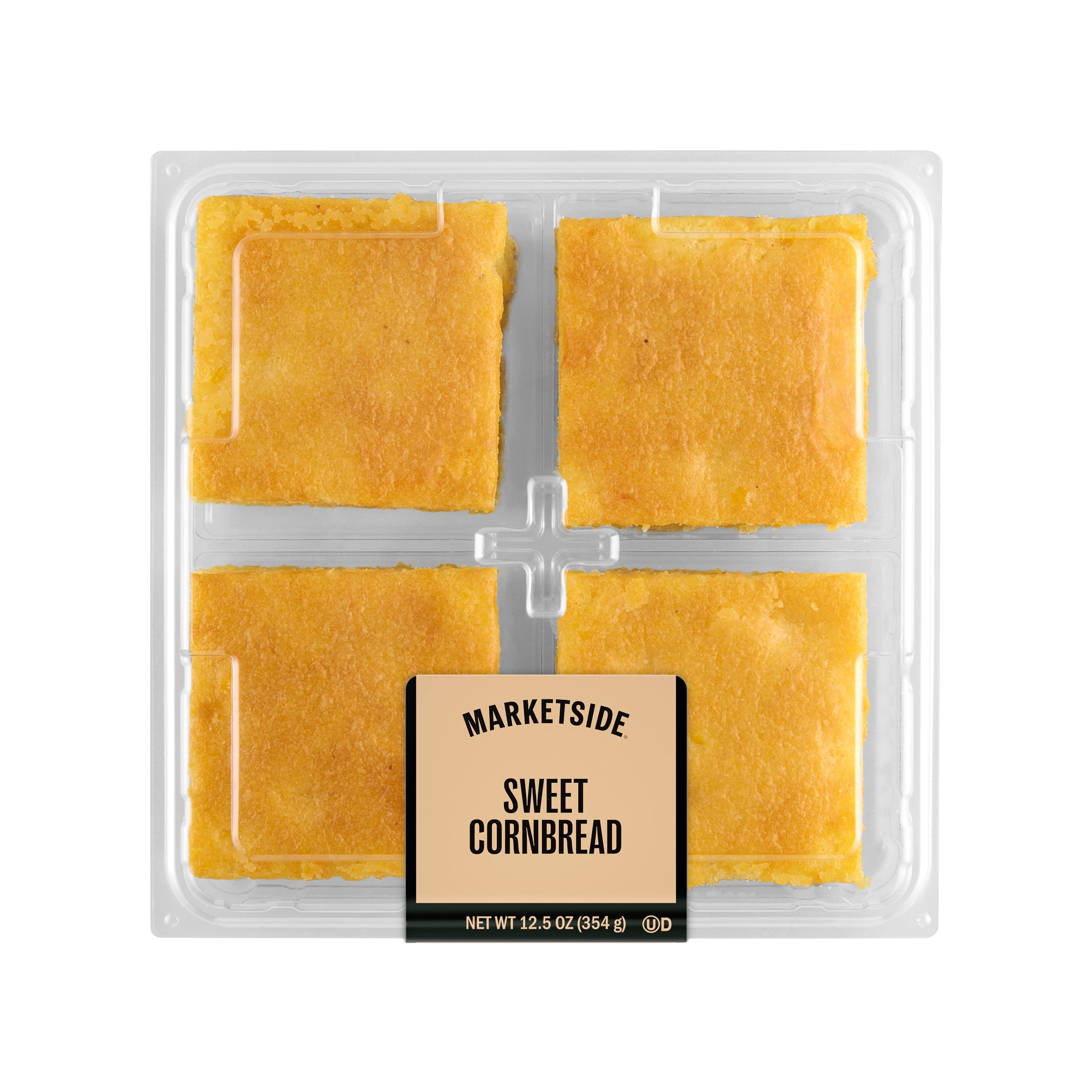 Marketside Sweet Cornbread, 12.5 oz, 4 Count