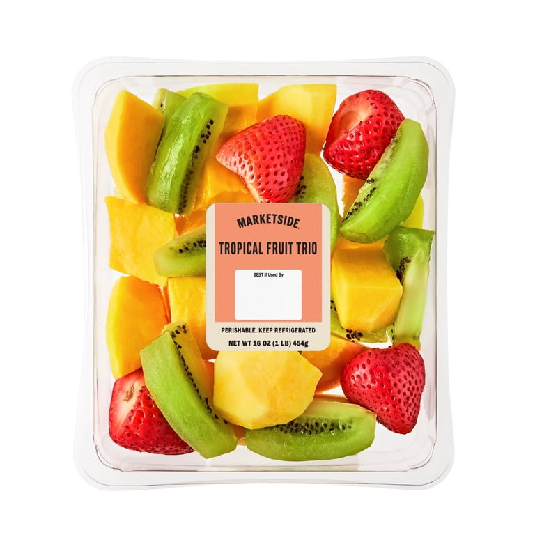 Marketside Tropical Fruit Trio, Fresh Cut Mango Kiwi Strawberry