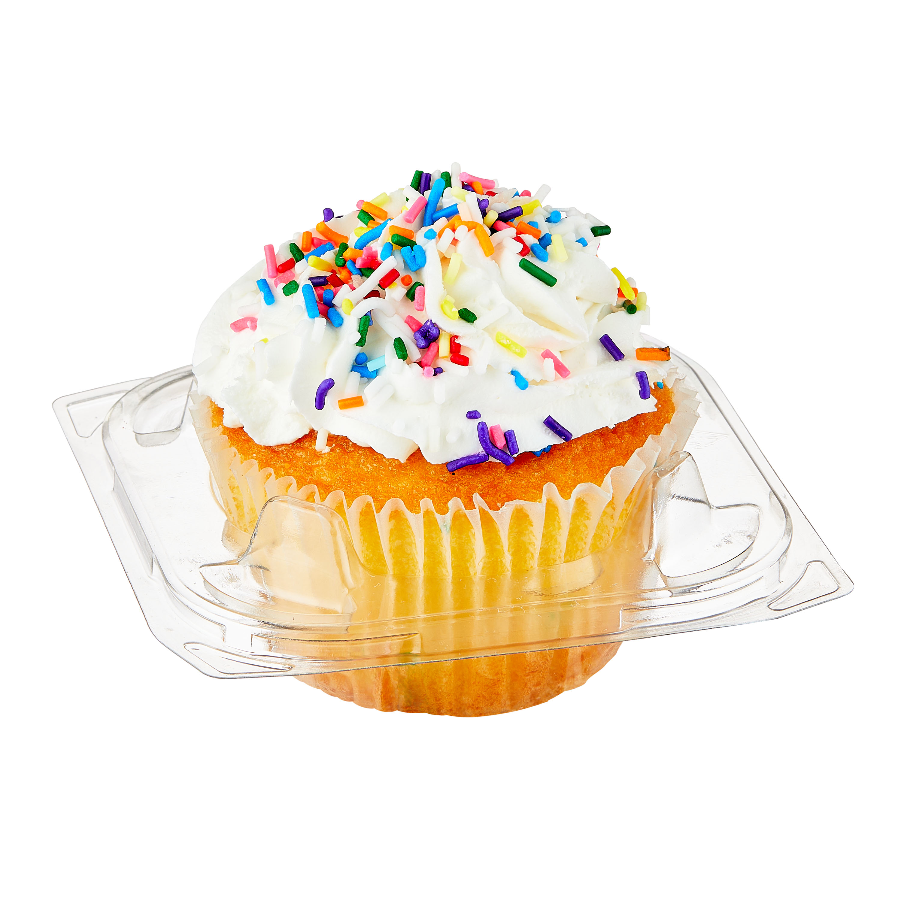 Marketside Vanilla Jumbo Cupcake Filled With Vanilla Frosting 6 Oz 1 Count 1697