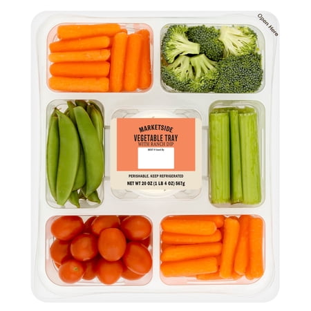 Marketside Vegetable Tray with Ranch Dip, 20 oz