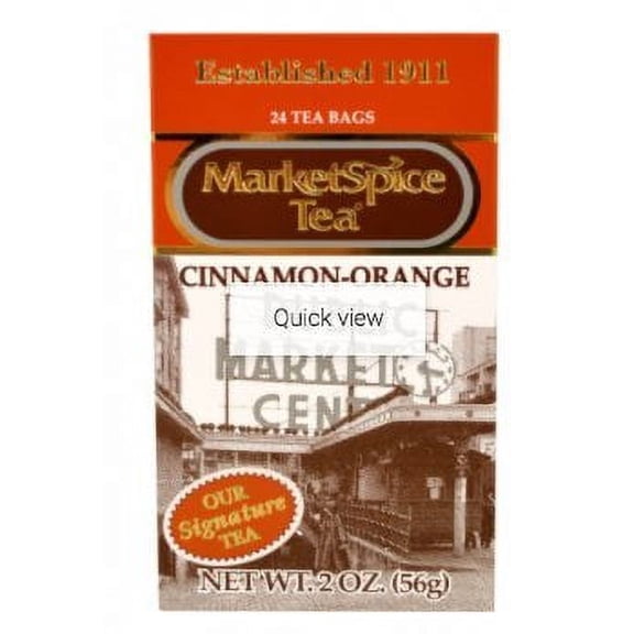 Marketspice Teabags, Cinnamon Orange, 24 Count, 56g