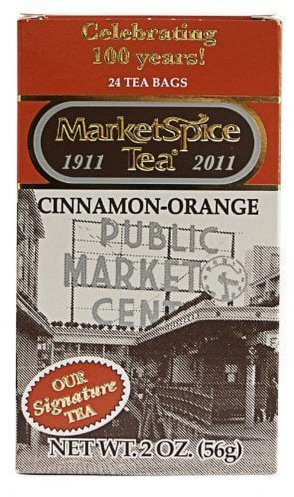 Marketspice Teabags, Cinnamon Orange, 24 Count, 67g