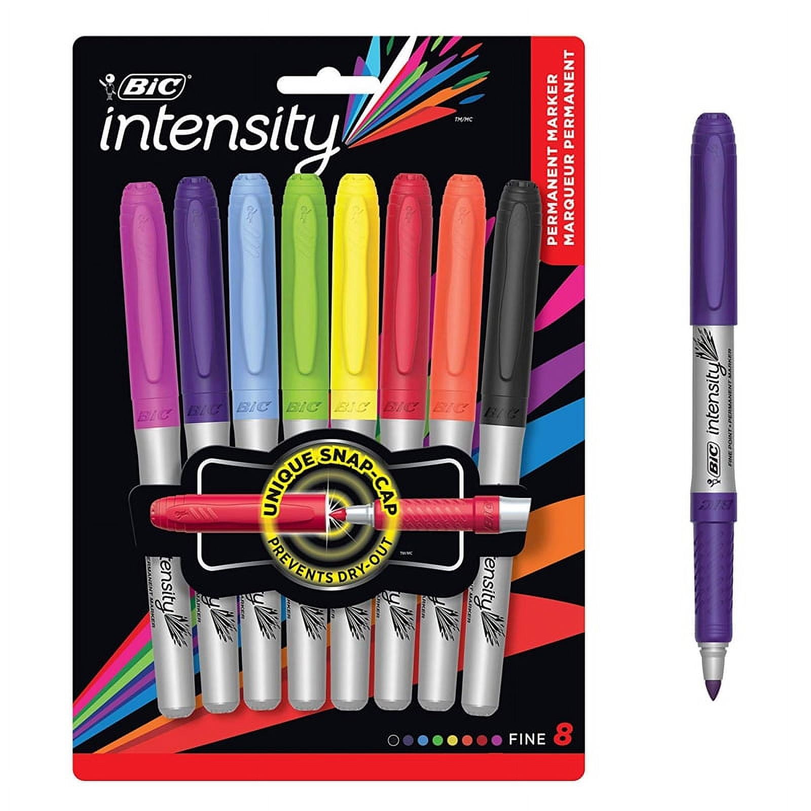Marking Permanent Marker, Fine Point, Assorted Colors, Pack of 8 | Bundle of 10 Packs