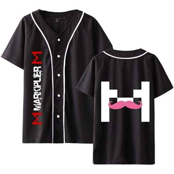 Markiplier Baseball Tee Summer New Printed Cool Streetwear Women Men Casual Short Sleeve