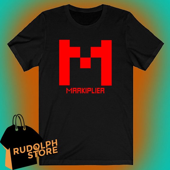 Markiplier Famous Vlogger Youtuber Men's Black T-shirt Size S to 5XL