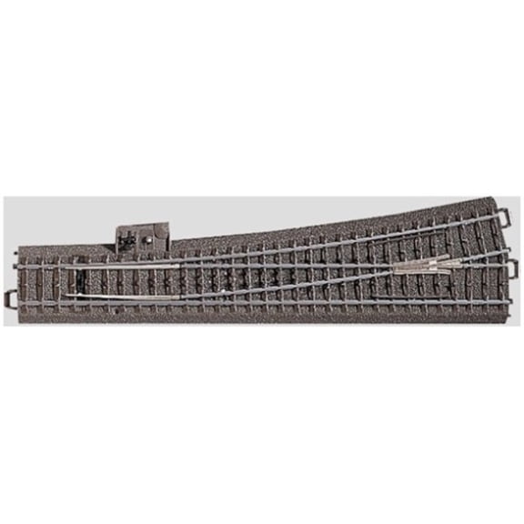 marklin my world c track wide radius turnout, 9-5/16-inch