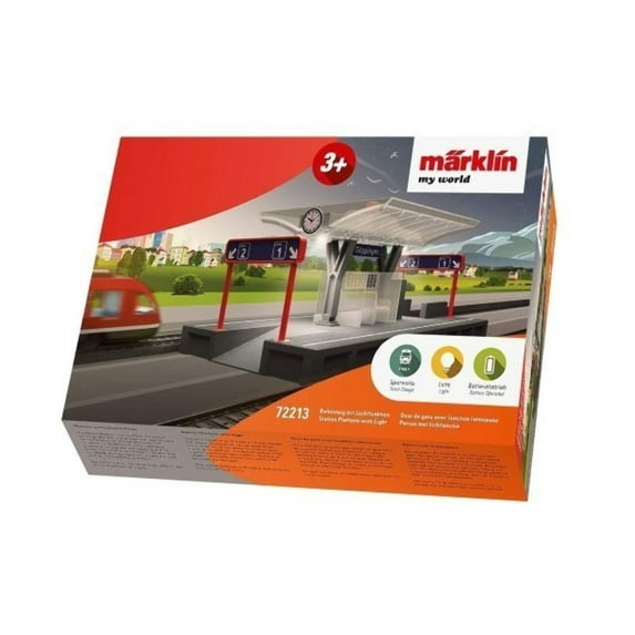 Marklin 72213 STATION PLATFORM W/LIGHTS
